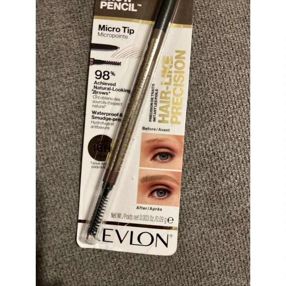 REVLON ColorStay Micro Brow Pencil w/Spoolie #453 SOFT BROWN